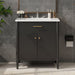 Bathroom Vanity With Sink, Soft Close Doors And Adjustable Shelf