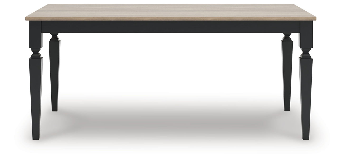 Brenkerton - Rectangular Dining Room Table - Grayish Brown / Black