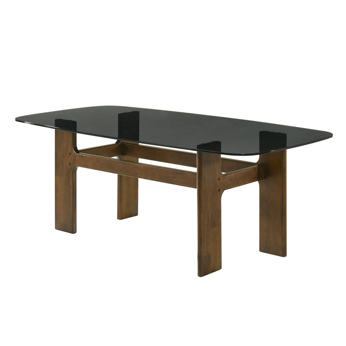 Ileena - Rectangle Wood Dining Table - Walnut