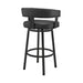 Cohen - Swivel Bar Stool - Black Finish