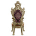 Bernadette - Side Chair (Set of 2) - Pattern Fabric & Gold