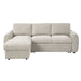 Nuriel - Reversible Sectional Sofa With Sleeper & Storage