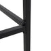 Outdoor Bar Stool With Slat Design And Metal Frame (Set of 2)