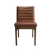 Upholstered Dining Chairs With Rubber Legs (Set of 2)