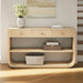 Console Table With 3 Soft Close Drawers & 2 Open Shelves