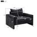 Upholstered Accent Chair With Wide Armrests And Ergonomic Back Support