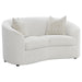 Rainn - Upholstered Tight Back Loveseat - Latte Sacramento Furniture Store Furniture store in Sacramento