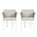 Outdoor Dining Chair, All-Weather Patio Seating For Backyard (Set of 2)