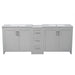 Double Sink Bathroom Vanity With Quartz Countertop