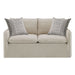 Upendo - Loveseat With 2 Pillows - Beige Linen