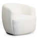 Mina - Swivel Chair - White