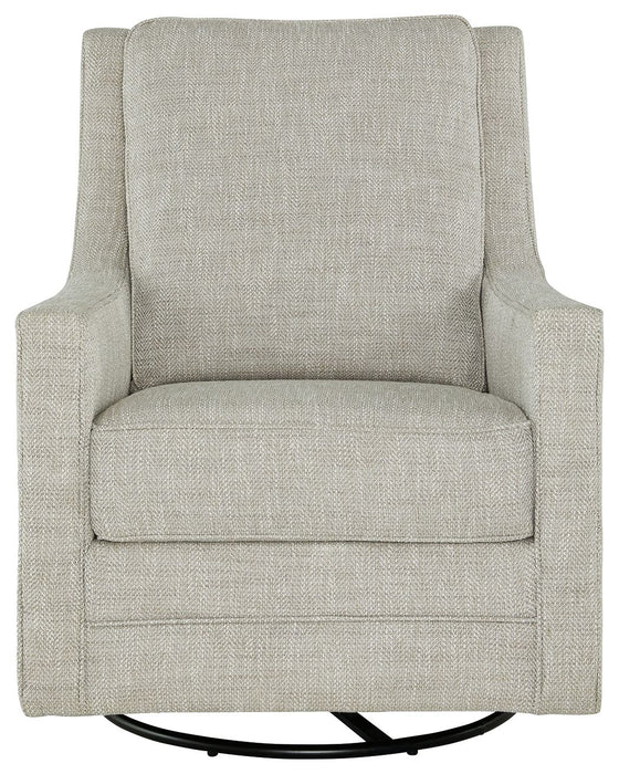 Kambria - Fog - Swivel Glider Accent Chair Sacramento Furniture Store Furniture store in Sacramento