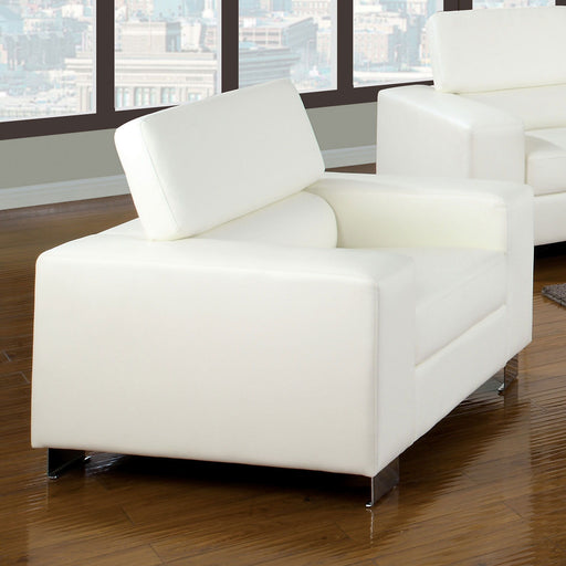 Makri - Chair - White Sacramento Furniture Store Furniture store in Sacramento
