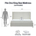 Carmen - Minimalist Upholstered Wingback Bed Frame With High Headboard