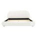 Upholstered Simple Modern Bedroom Bed With Curved Headboard