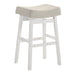 Lenon - Modern Farmhouse Wood Bar Height Kitchen Bar Stool