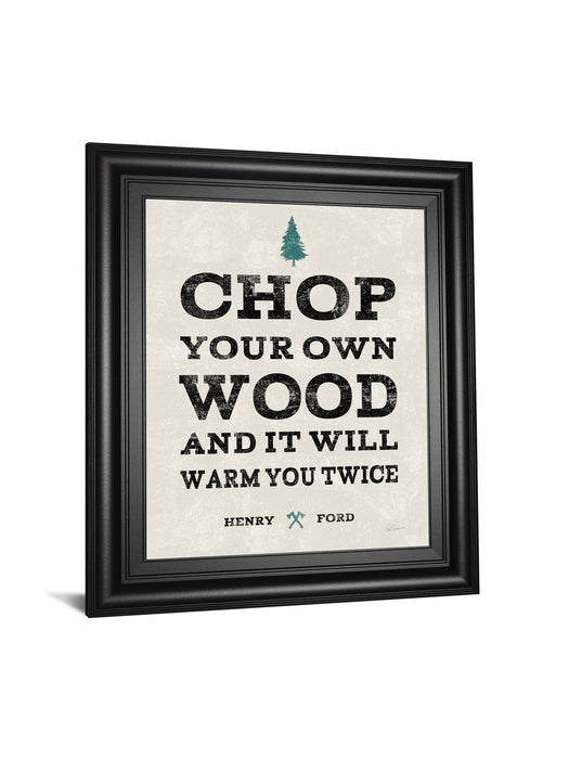 Cabin Life II By Sue Schlabach - Framed Print Wall Art - Pearl Silver