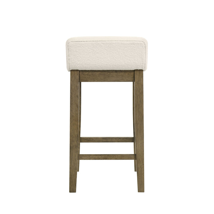 Annikah - Modern Transitional Wood Counter Height Kitchen Bar Stool