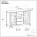 Connaught - Tall TV Stand - Brown