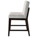 Edwyn - Counter Height Chair (Set of 2) - Gray Linen & Espresso