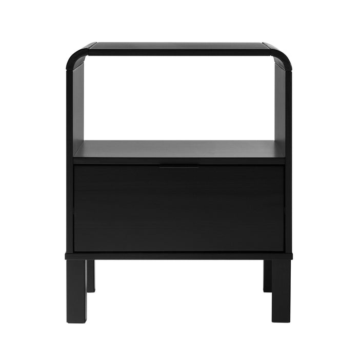 Modern Minimalist Curved Top Nightstand