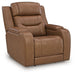 Knightington - 3 Pc. - Power Reclining Sofa, Loveseat And Recliner - Caramel