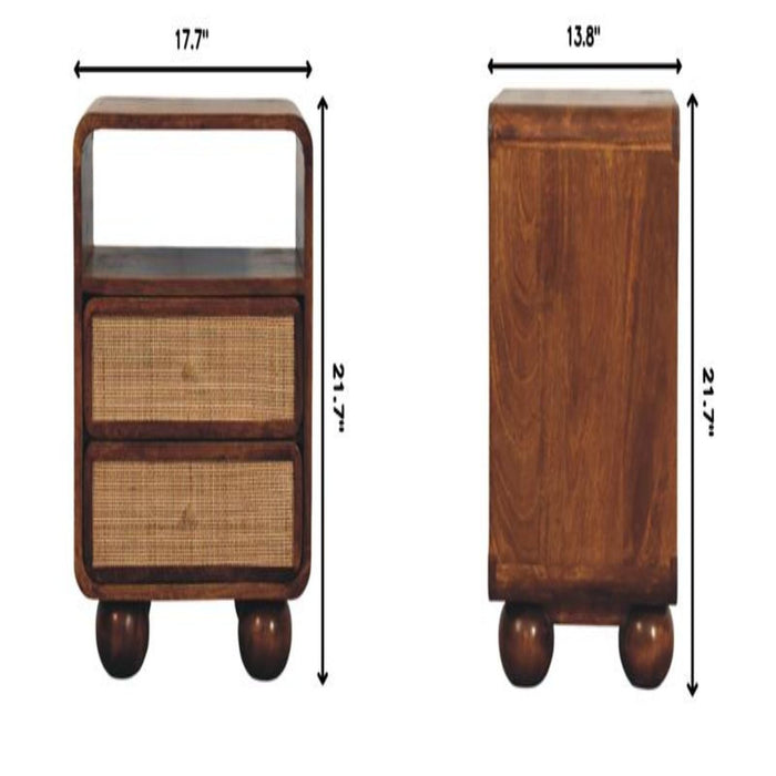 Larissa 2 Drawer Nightstand - Thumbnail 4