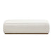 Grainy Footstool For Home - Beige