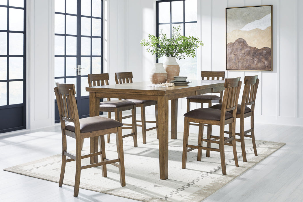 Urbinforte - Counter Height Extension Dining Table Set