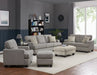 Contemporary Accent Chair - Gray - Wood