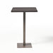 Outdoor Square Rattan Bar Table With Iron Frame - Multi Brown