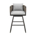Alegria - Outdoor Patio Swivel Counter Stool Set