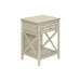 Accent End Table, 2 Tier, Storage Drawer, Transitional Style