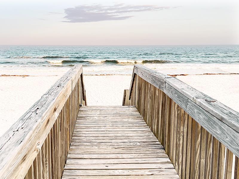 Evening Calm By Nan (Small) - Light Blue