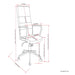 Foley - Swivel Office Chair - Distressed Blue