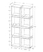 Bookshelf, Bookcase, Etagere, 5 Tier, For Office, Contemporary & Modern - White