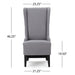 Alight - Upholstered Dining Chair With High Back And Birch Wood Legs (Set of 2)