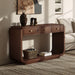 Console Table With 3 Drawers, Display Shelf