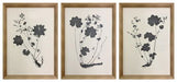 Huddwick - Wall Art Set (Set of 3) - Linen / Black