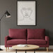 Upholstered Loveseat Sofa, 2 Seater Couch For Living Room Apartment