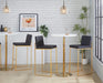 Fuji - Contemporary Design High Back Barstool