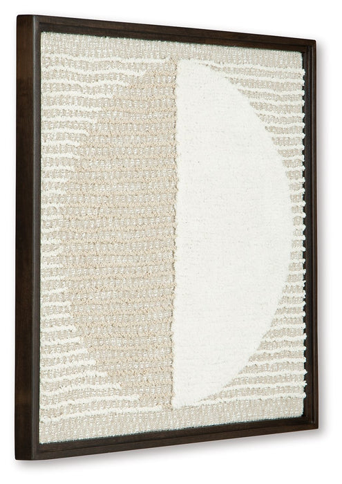 Bachard - Wall Decor - Tan / White