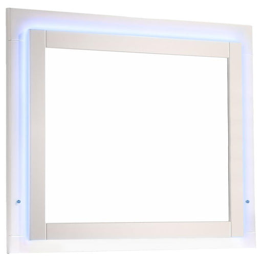 Felicity - Dresser Mirror With Led Light - Glossy White Sacramento Furniture Store Furniture store in Sacramento