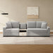 Modular Sofa Couch With Storage Armrest And Center Console