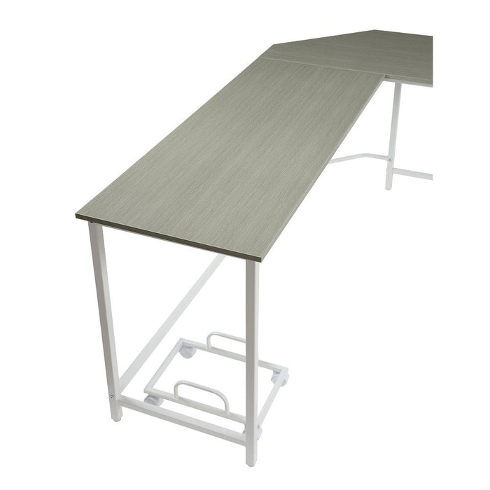 Bambina - Computer Desk - Gray & White