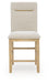 Lasinger - Upholstered Barstool (Set of 2) - Light Brown