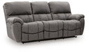 Bakerstein - Power Reclining Sofa With Adjustable Headrest - Galaxy