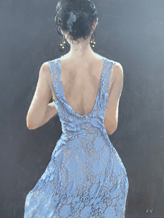 Lace Reverie - 40" x 30" Framed Wall Art