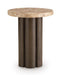 Darimore - Chair Side End Table - Burnished Brown