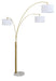 Valo - Metal Arc Lamp - Gold Finish